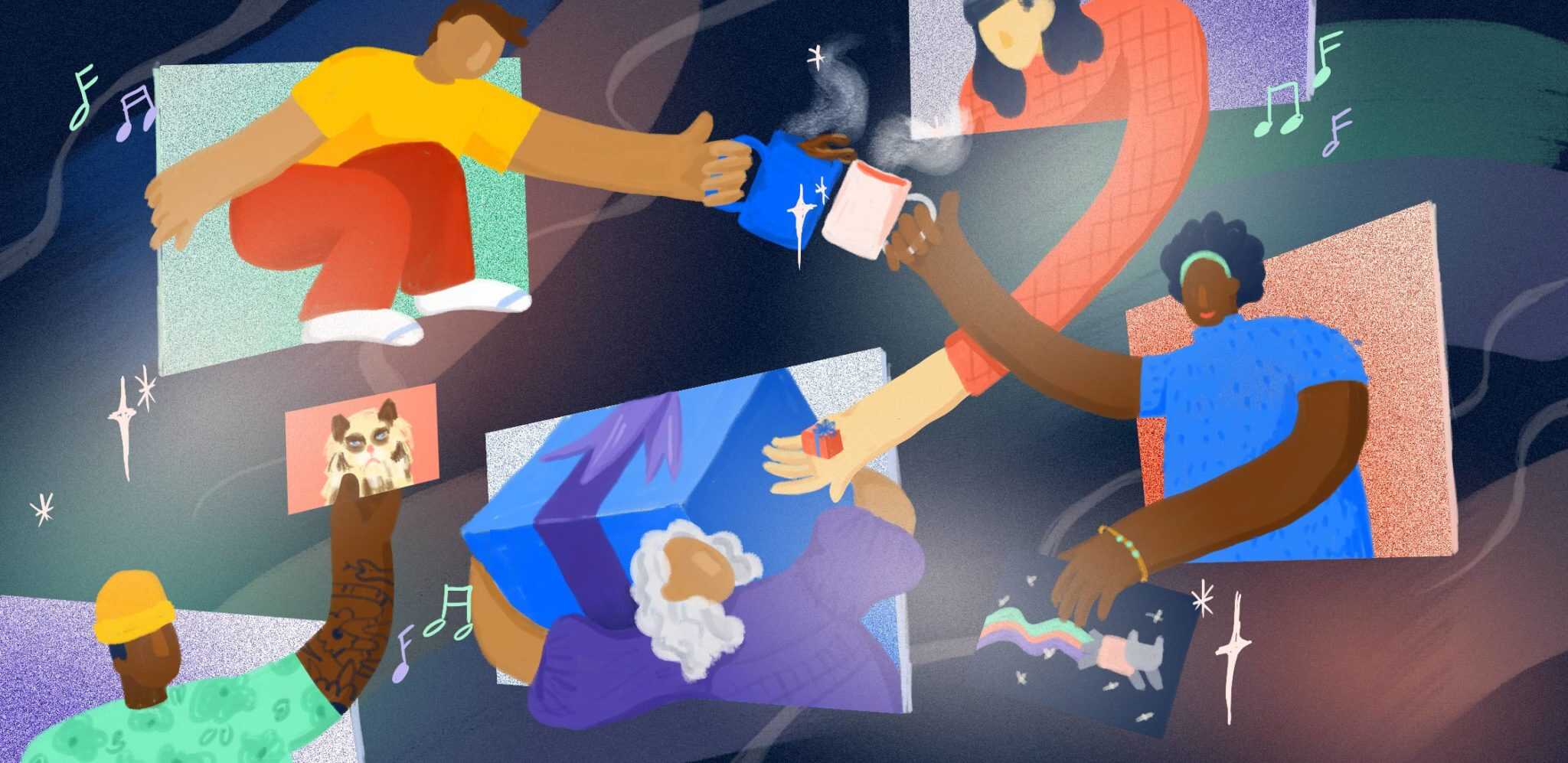 art related to teamwork and working together