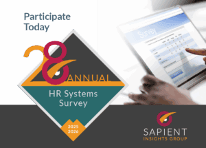 Sapient Insights Group Opens 28th Annual HR Systems Survey,